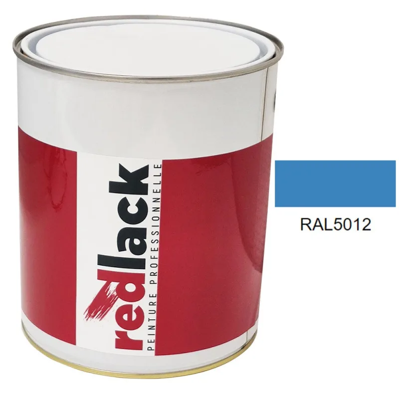 Pintura multi-superficie - ral 5012 celeste - acabado satinado - 3l - redlack - ral5012