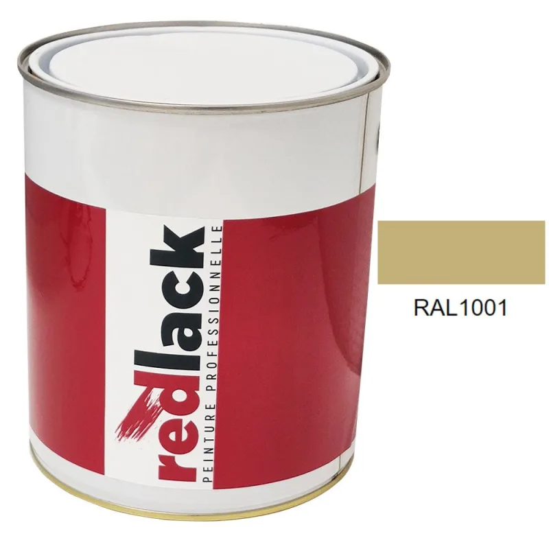 Pintura multi-superficie - ral 1001 beige - acabado mate - 3l - redlack - ral ral1001