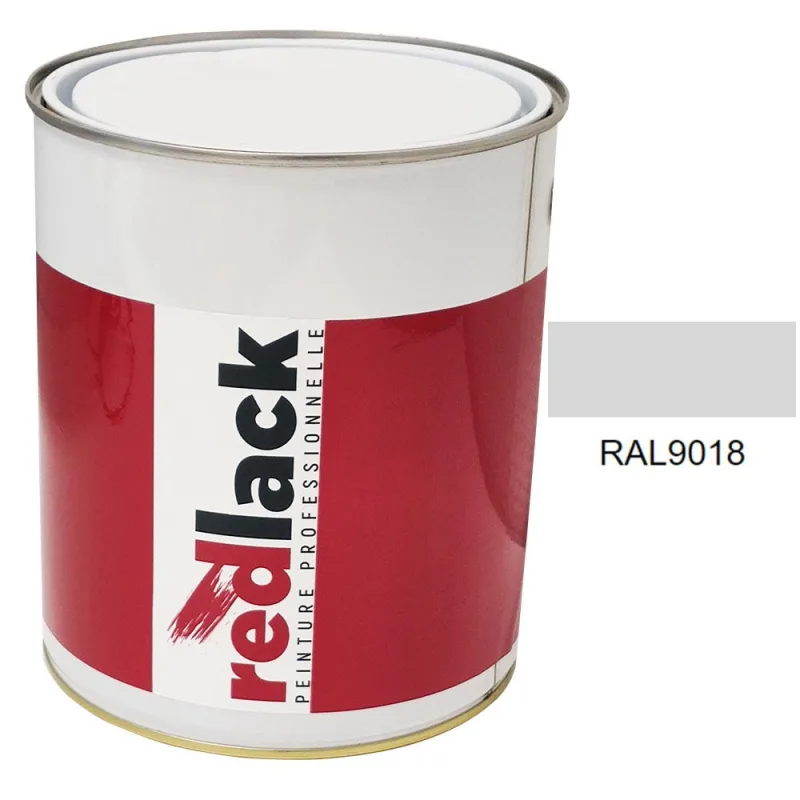 Pintura multi-superficie - ral 9018 blanco papiro - acabado satinado - 3l - redlack - ral9018