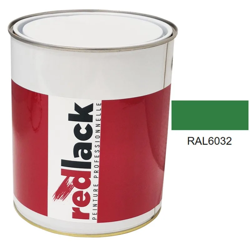 Pintura multi-superficie - ral 6032 verde seguridad - acabado satinado - 3l - redlack - ral6032