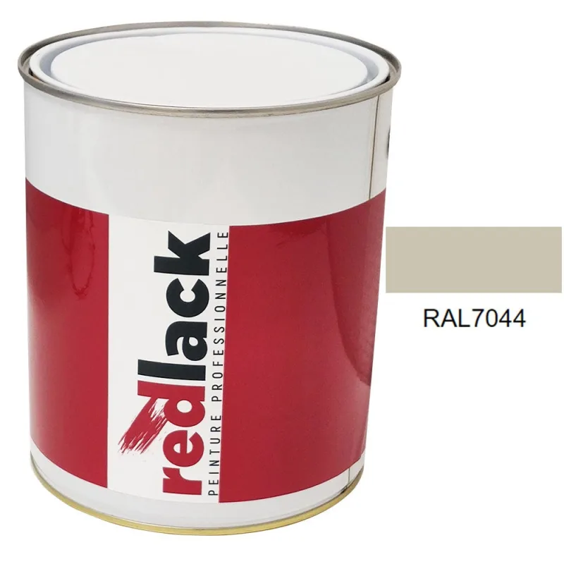 Pintura multi-superficie - ral 7044 gris seda - acabado brillante - 3l - redlack - ral7044