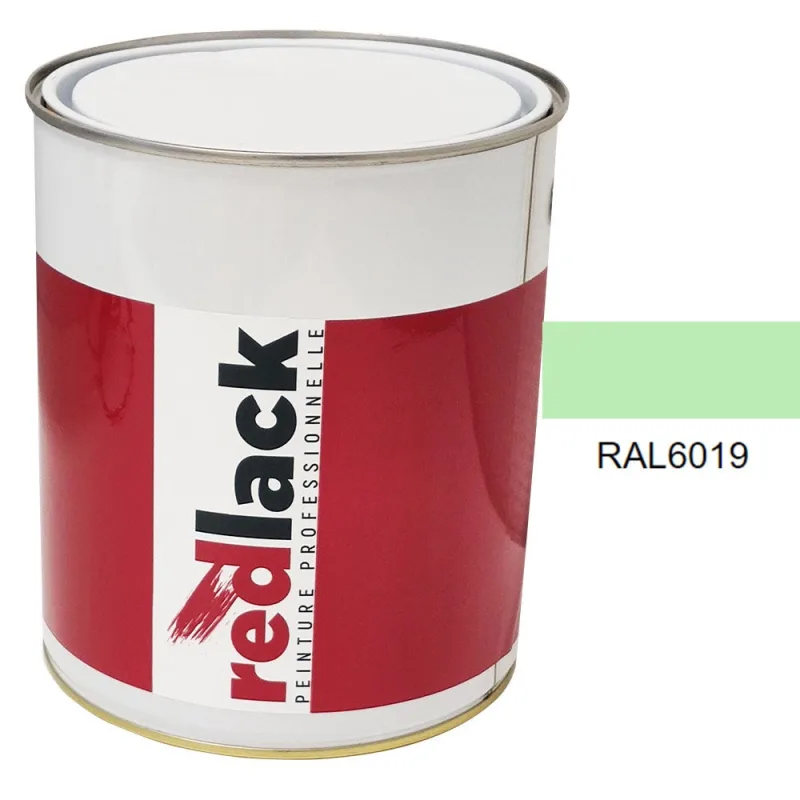Pintura multi-superficie - ral 6019 blanco verde - acabado satinado - 3l - redlack - ral6019