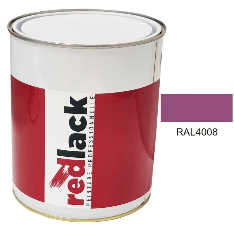 Pintura multi-superficie - ral 4008 violeta de seguridad - acabado satinado - 3l - redlack - ral4008