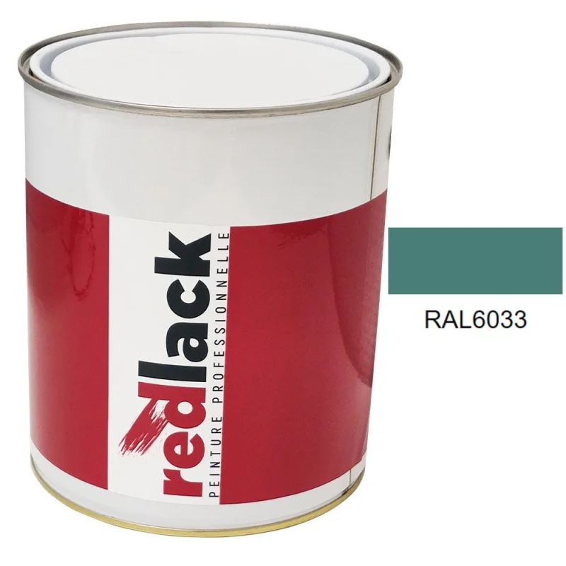 Pintura multi-superficie - ral 6033 turquesa menta - acabado mate - 3l - redlack - ral6033