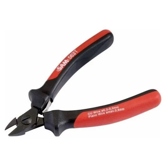 Alicates de corte diagonal electrónicos sam - 563t