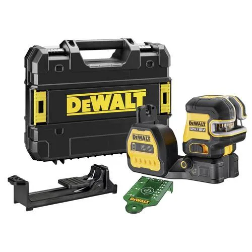 Dewalt dce825ng18-xj nivel láser autonivelante verde de líneas en cruz + 5 puntos xr 18v/12v sin cargador/batería