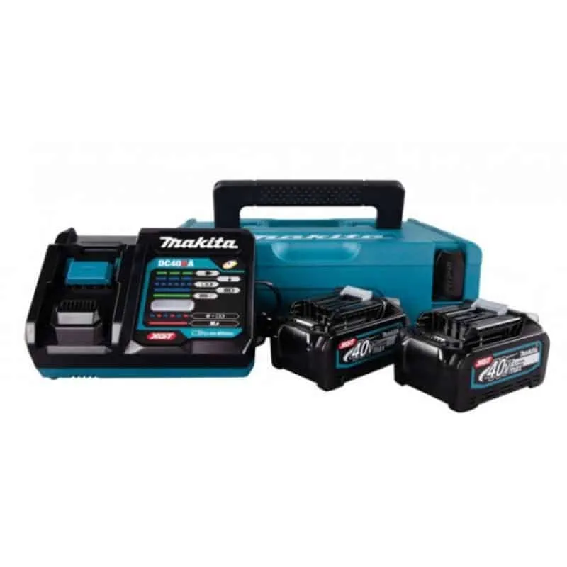 Power set makita xgt® (2 x 4,0 ah + dc40ra + makpac 1)