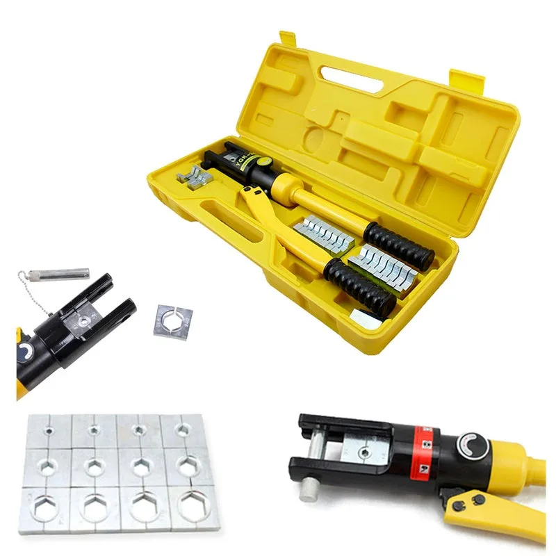 Herramienta de crimpado hidráulica, herramienta de crimpado para terminales de cable de 10 a 300 mm²