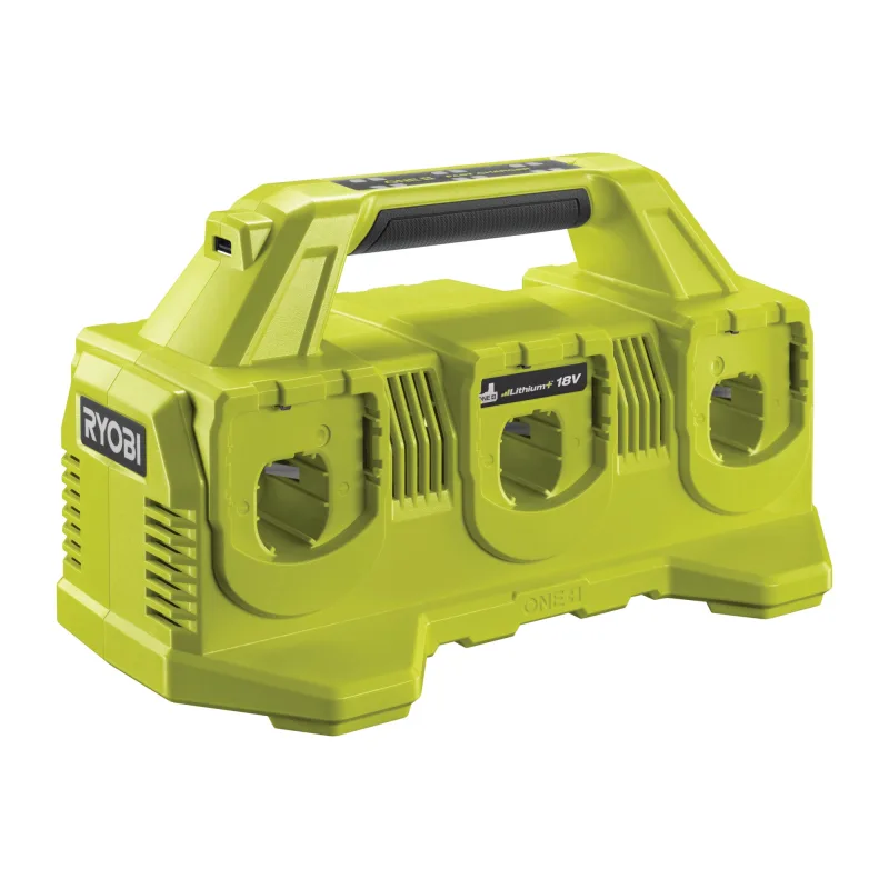 Cargador para batería de 6 puertos ryobi 18v