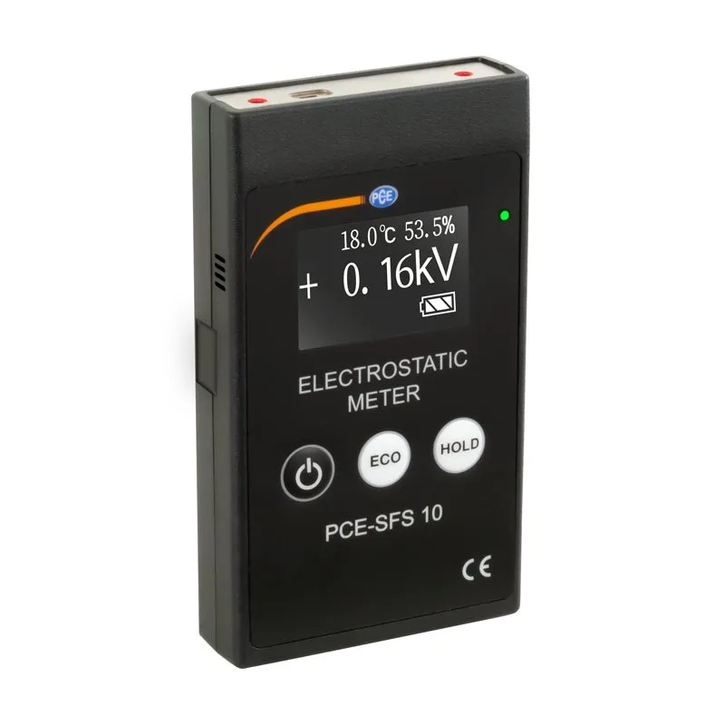 Medidor de campo electrostático pce-sfs 10