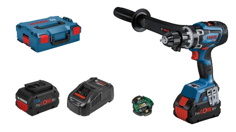 Taladro a batería bosch professional 18v brushless - 2 baterias - gsb 18v-150 c professional