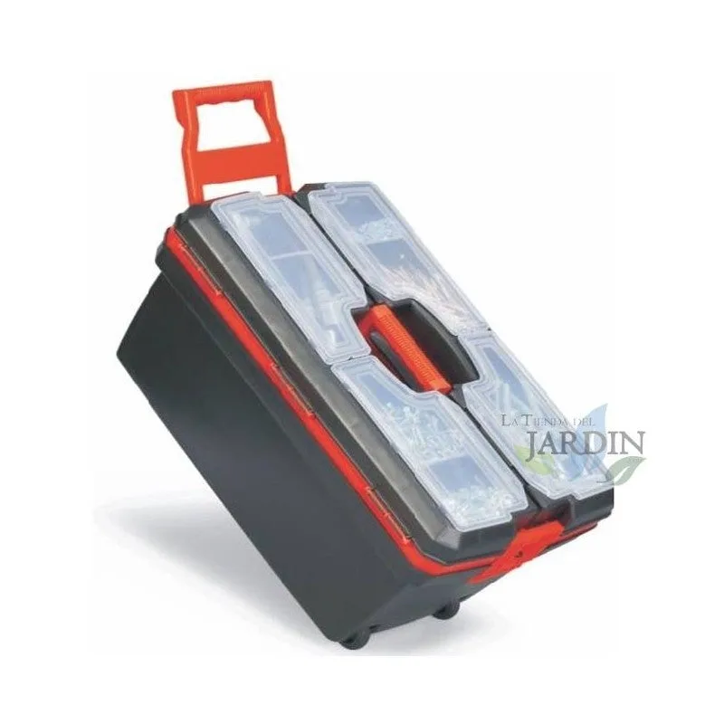Baúl para herramientas con ruedas 66x30x32 cm ideal para almacenamiento y transporte de herramientas pesadas