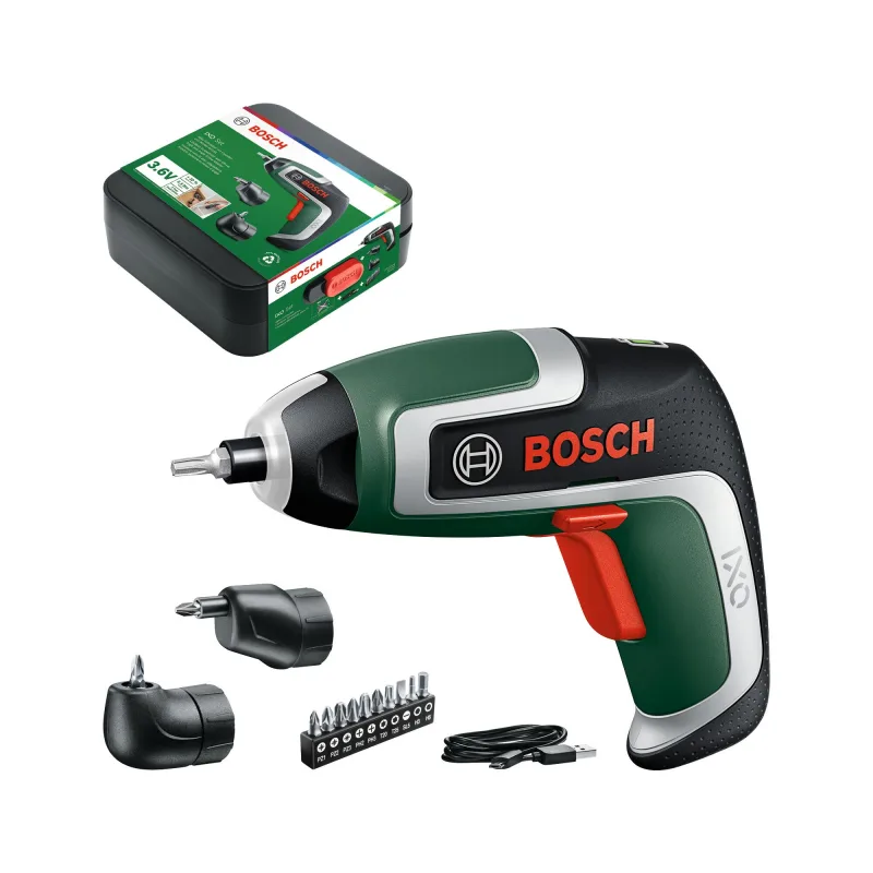 Atornillador a batería bosch 3.6v - 1 bateria - ixo 7 set