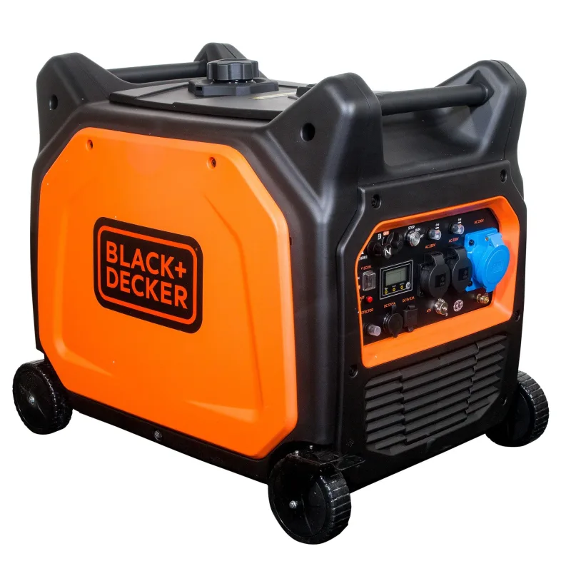 Bxgni6500e generador inverter gasolina monofásico blackanddecker 6,5kw