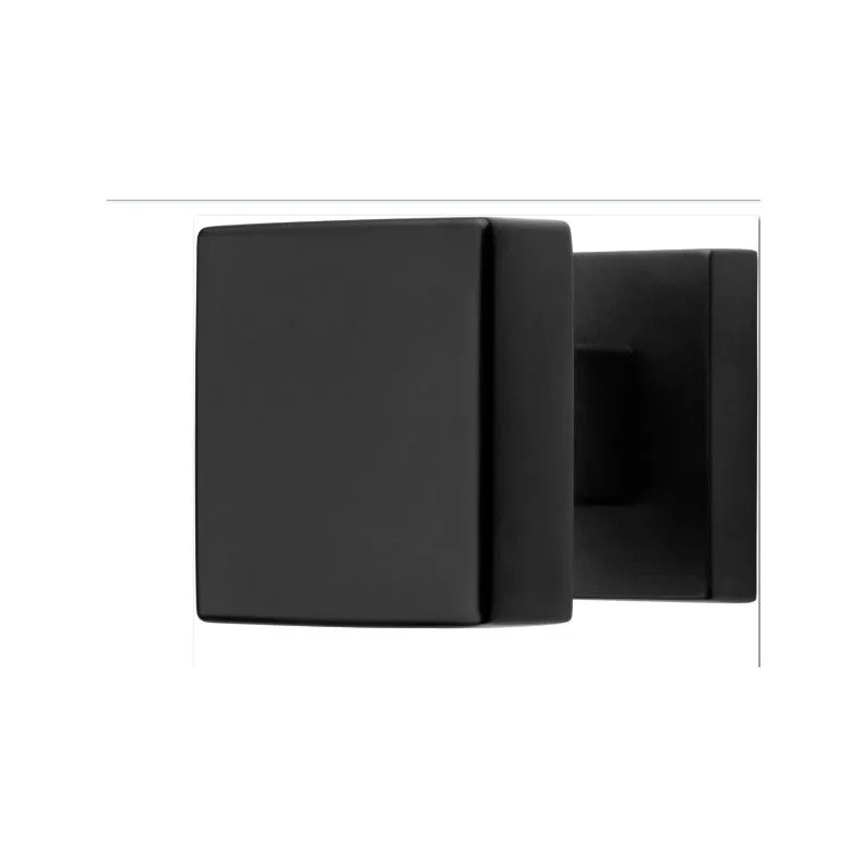 Manilla , lote de 32 sobre roseta cuadrada, montaje ultrarrápido click-clack, negro, garantia 5 años, para puerta interior sin llave.