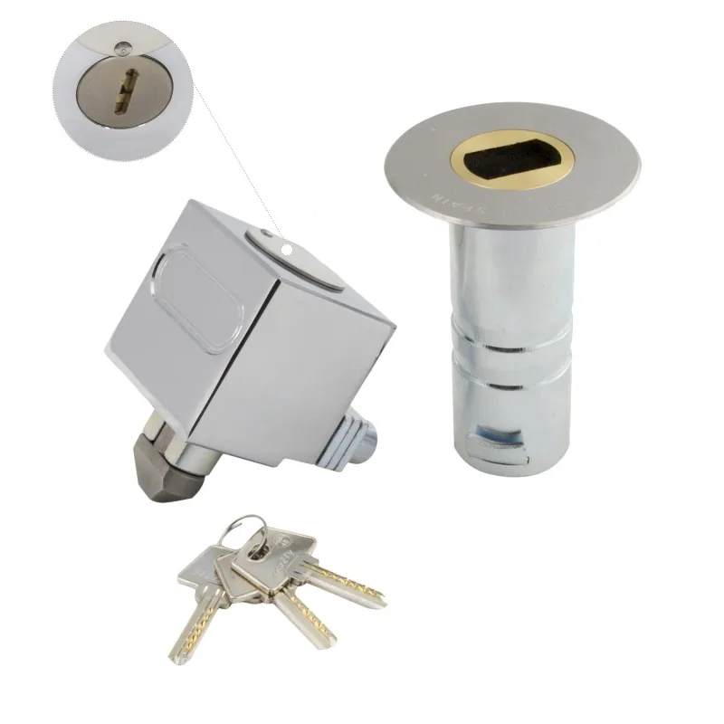 Candado empotrar llave plana c-2 macho