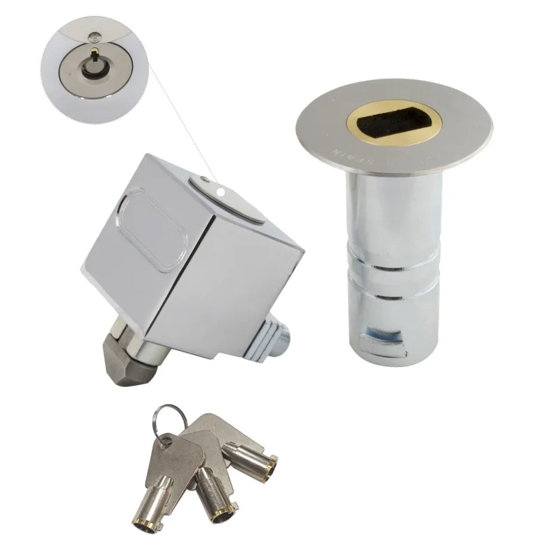 Candado empotrar llave tubular c-2 macho