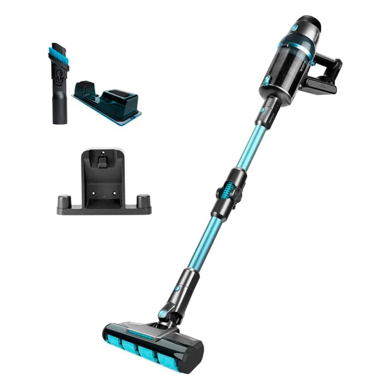 Aspirador vertical cecotec conga rockstar 2500 vital ergowet 680w 26kpa 230aw 4 en 1 negro