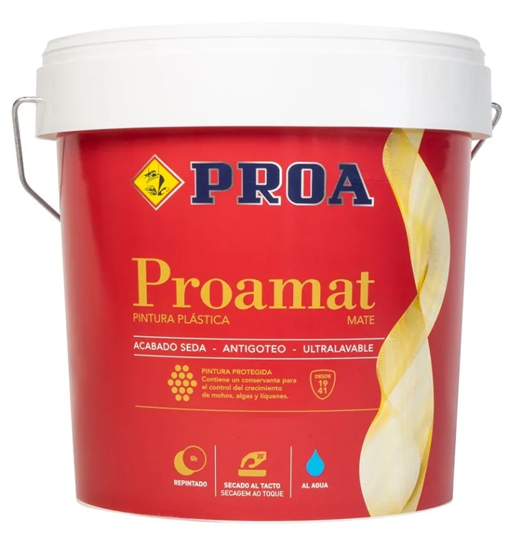Pintura ultramate proamat pintado interior/exterior. blanco. 15l