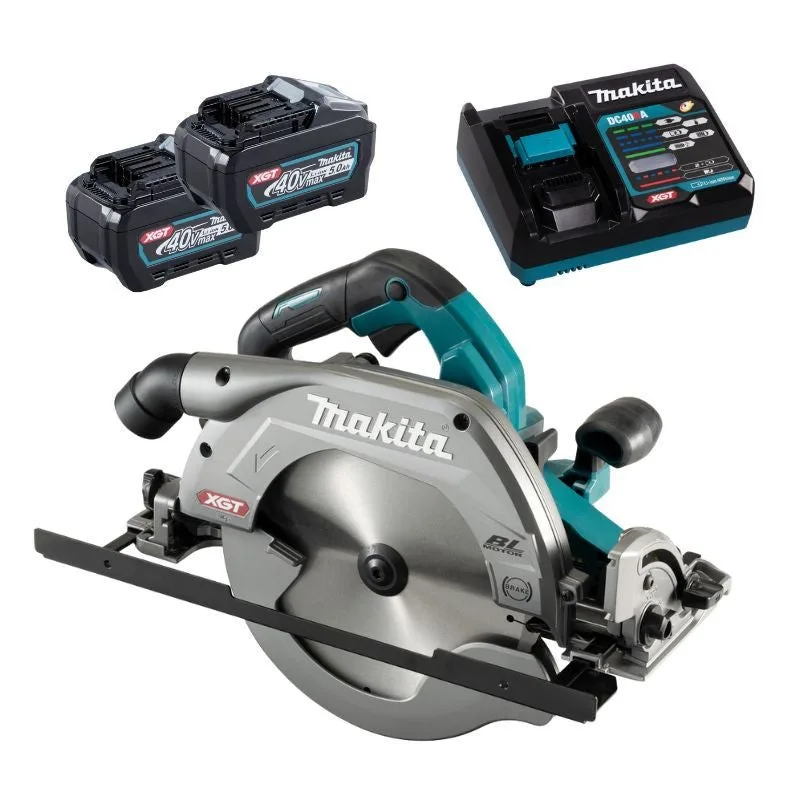 Makita hs009gt201 - sierra circular bl 40vmax xgt 235mm aws