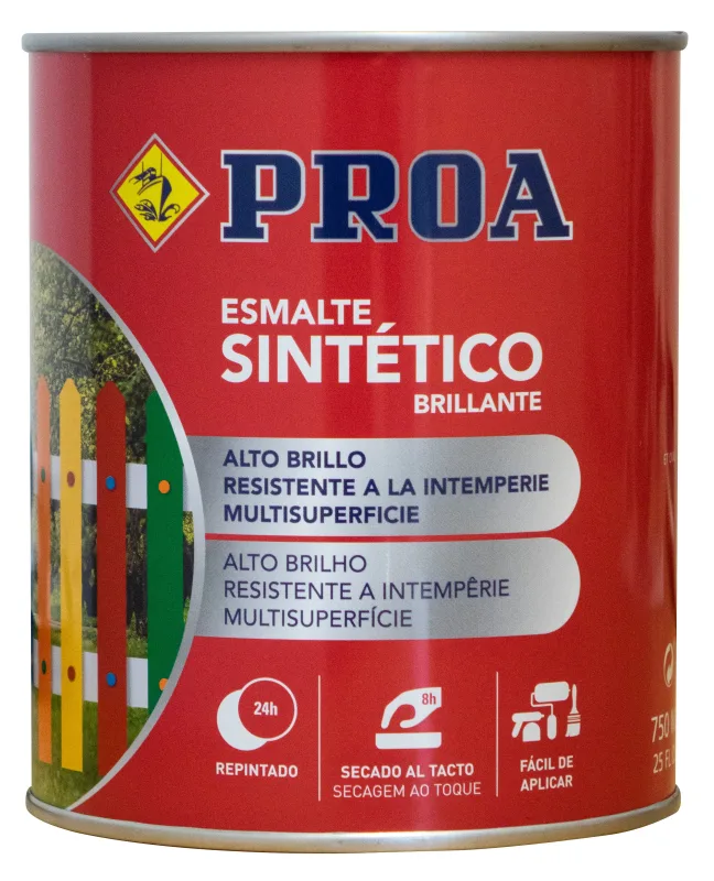 Esmalte sintético brillante proa. beige ral 1024. 4l