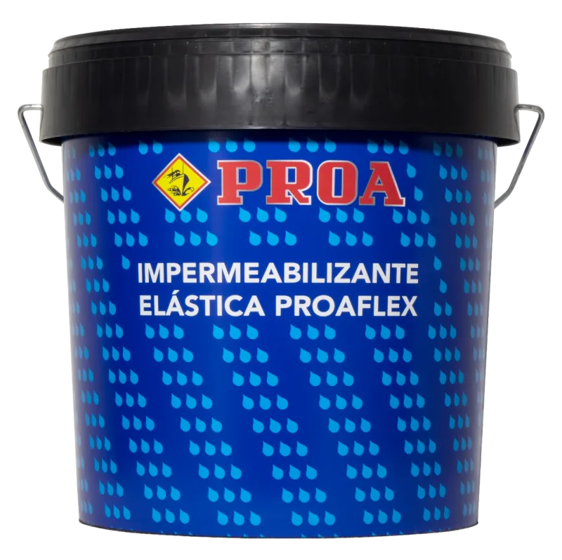 Impermeabilizante elástica para fachadas proaflex proa. antigoteras. verde frontón. 15l