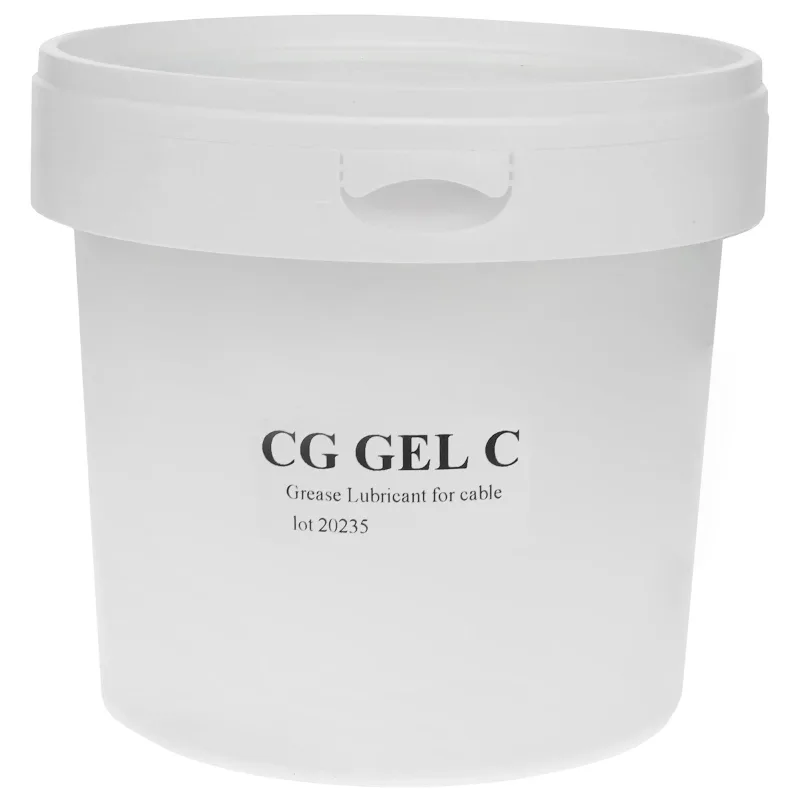 Bidón de grasa lubricante antifricción semitransparente de color azul 5 kg