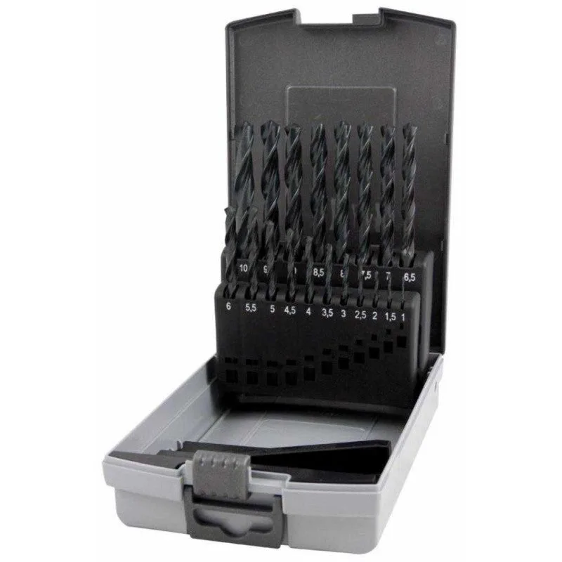 Juegos de 25 brocas helicoidales din 338 tipo n hss-g ruko 214215sro