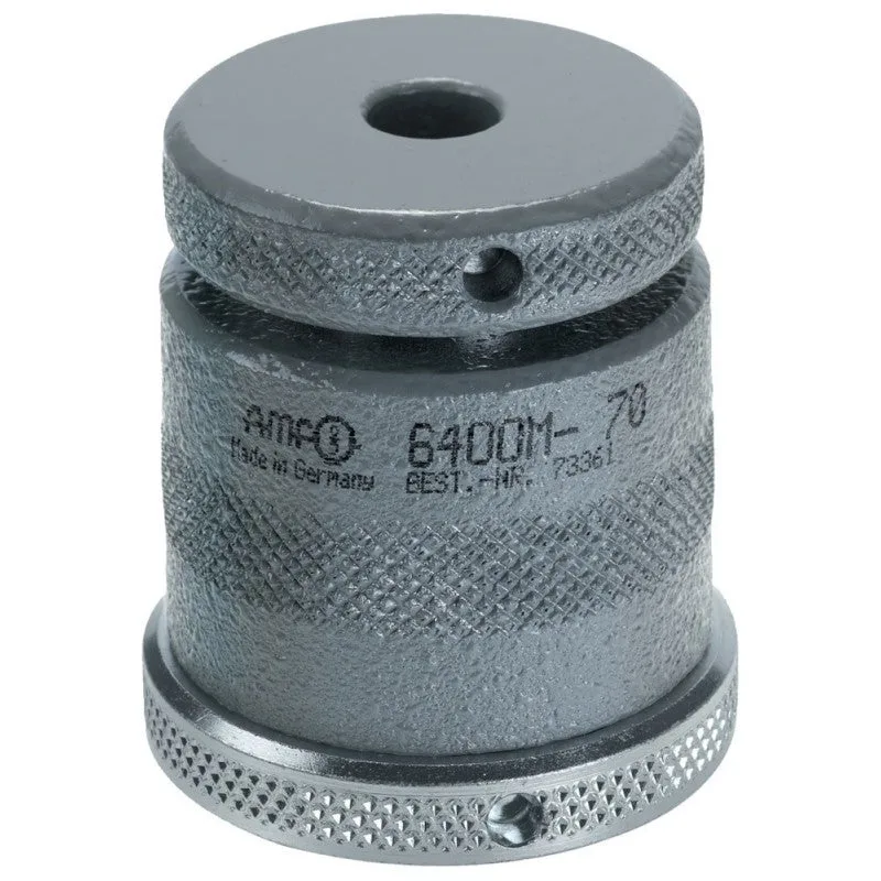 Atornillando tazones con una almohadilla plana y un pie magnético 80