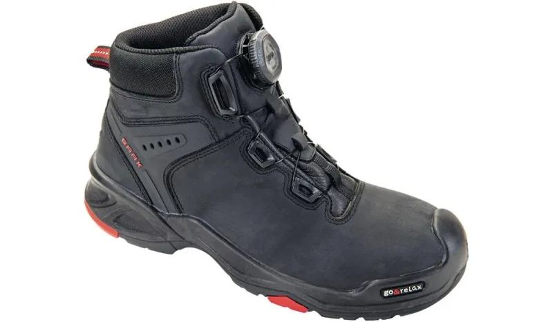 Baak botte de sécurité braxton taille 46 noir/rouge s3 src hro en iso