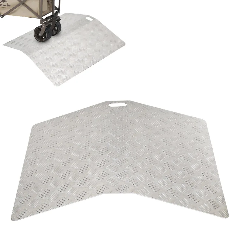 Umbral rampa 100cm aluminio para silla de ruedas 270 kg de capacidad de carga con asas