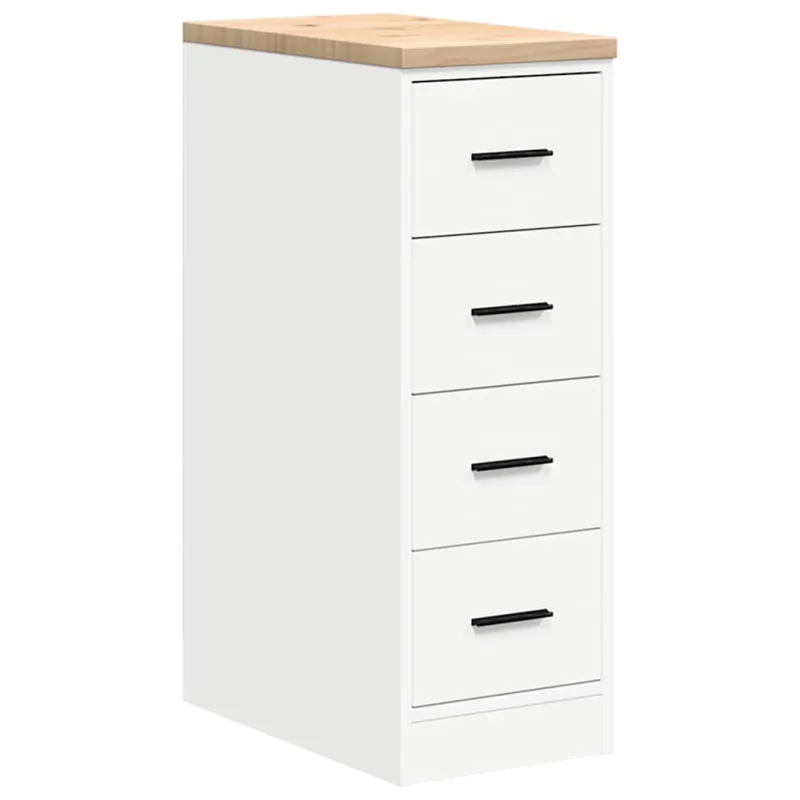 Armario de almacenamiento para garaje blanco 30x51x85 cm v2131 30 x 51 x 85 cm / blanco