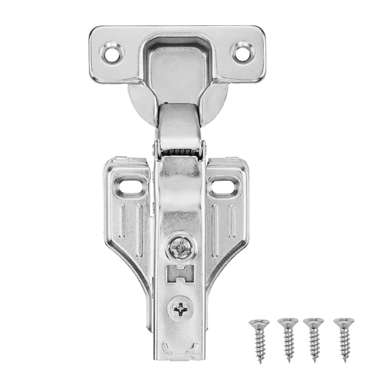 Paquete 50 bisagras para gabinete succebuy, apertura de 100 grados, cierre suave, ocultas, superposición completa para bisagras de puertas de gabinete