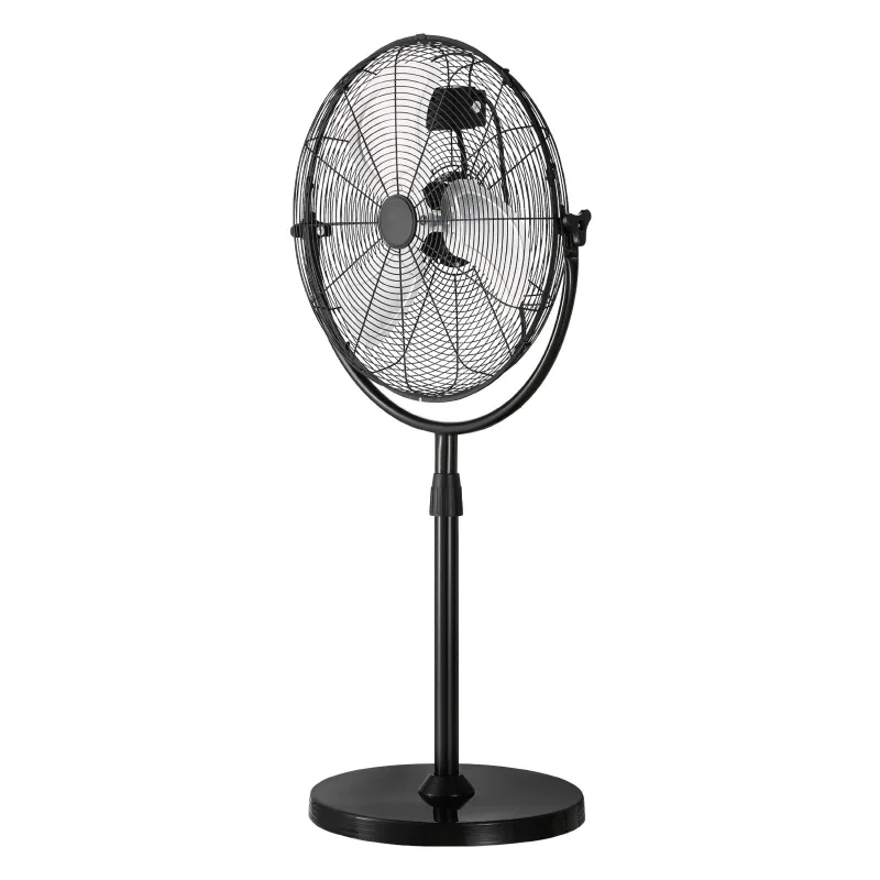 Ventilador industrial de pie 560 mm, altura ajustable 115-147 cm, 3 velocidades, ideal para salón, oficina succebuy