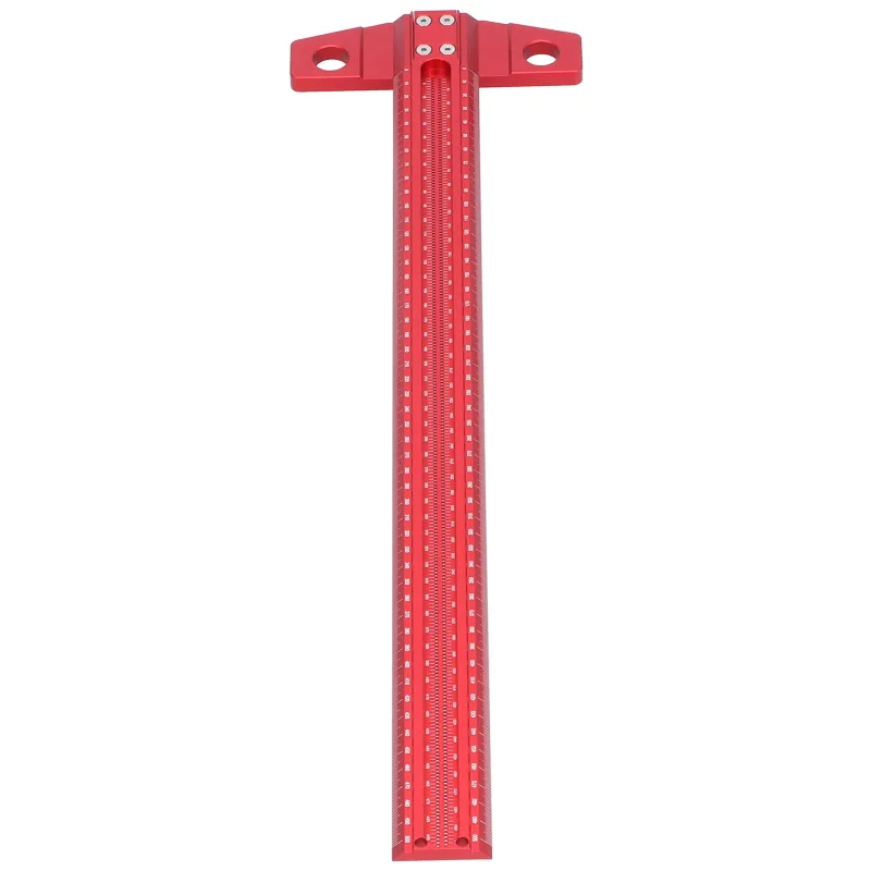 Regla cuadrada en forma de t de aleación de aluminio, herramienta de dibujo para carpintería extraíble, para enmarcar y dibujar (500 mm)