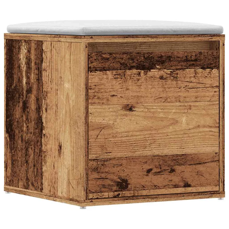 Cajón caja de madera antigua 40,5x40x40 cm madera de ingeniería