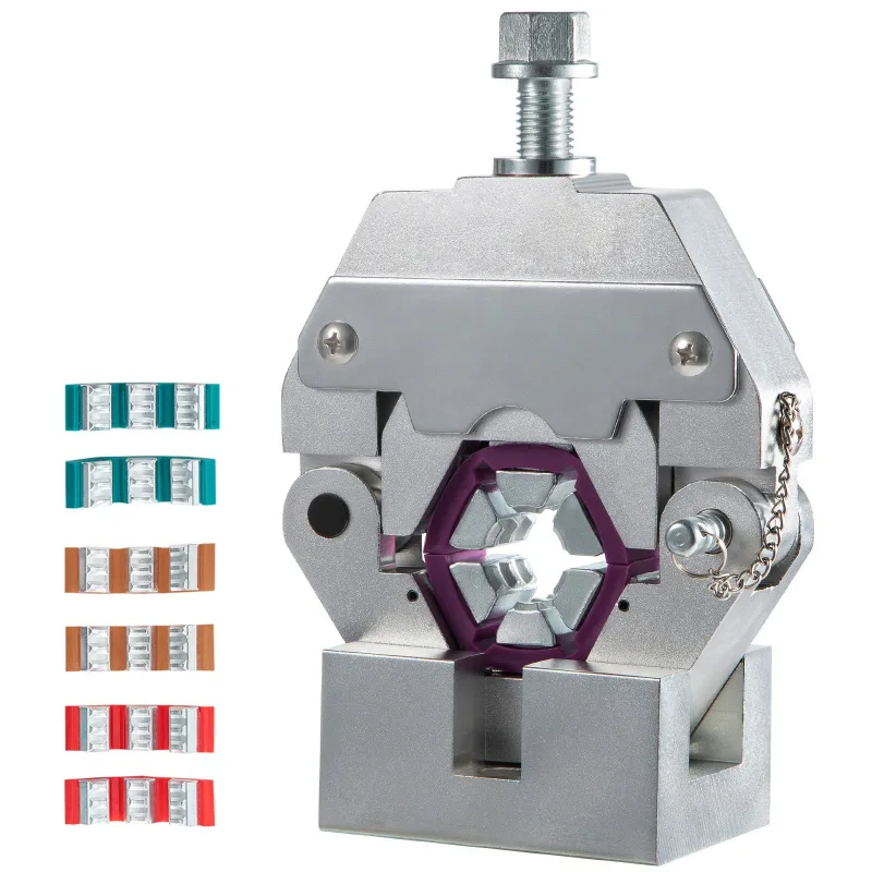 Máquina de engarzar mangueras hidráulicas manual succebuy portátil con 4 matrices para aire acondicionado de coche