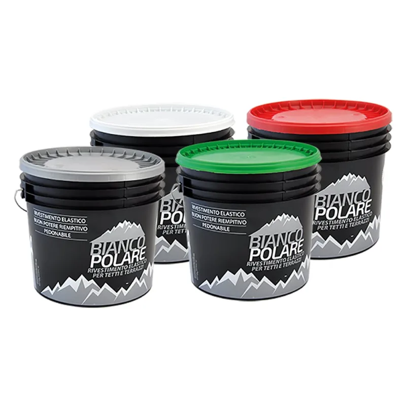 Vernice acrilica grigia per tetti kg 20