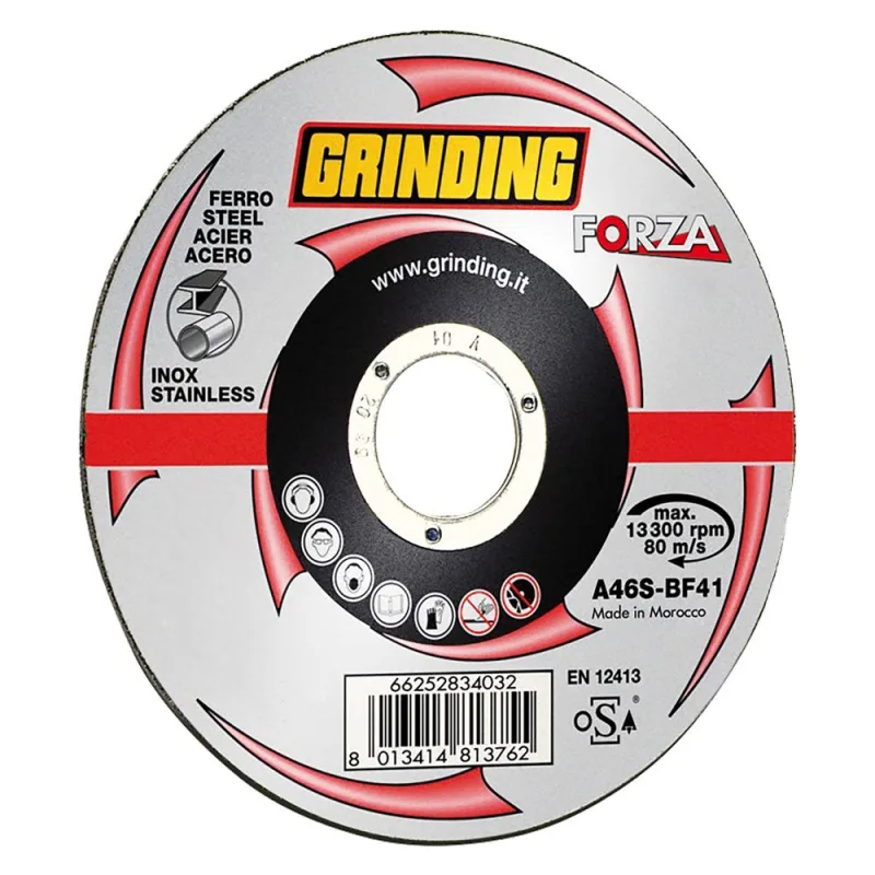 Mola abrasiva inox/ferro ø 115 x 1,6 - 50 pz