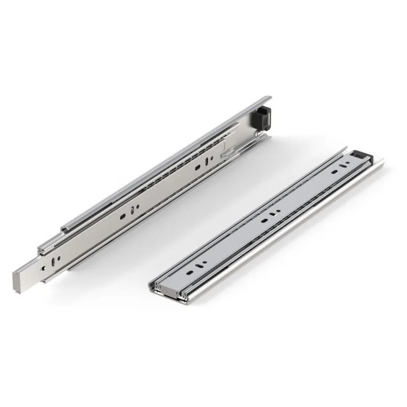 Sh51 - 1250 mm par de guías para cajón con rodamientos de bolas, extensión completa 60 kg (2 piezas) montaje lateral