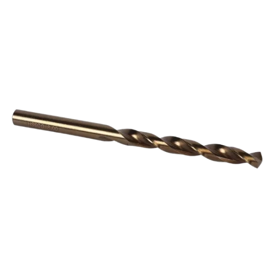 Brocas de cobalto de alto rendimiento hss-co din 338 n 18º - 4 unidades