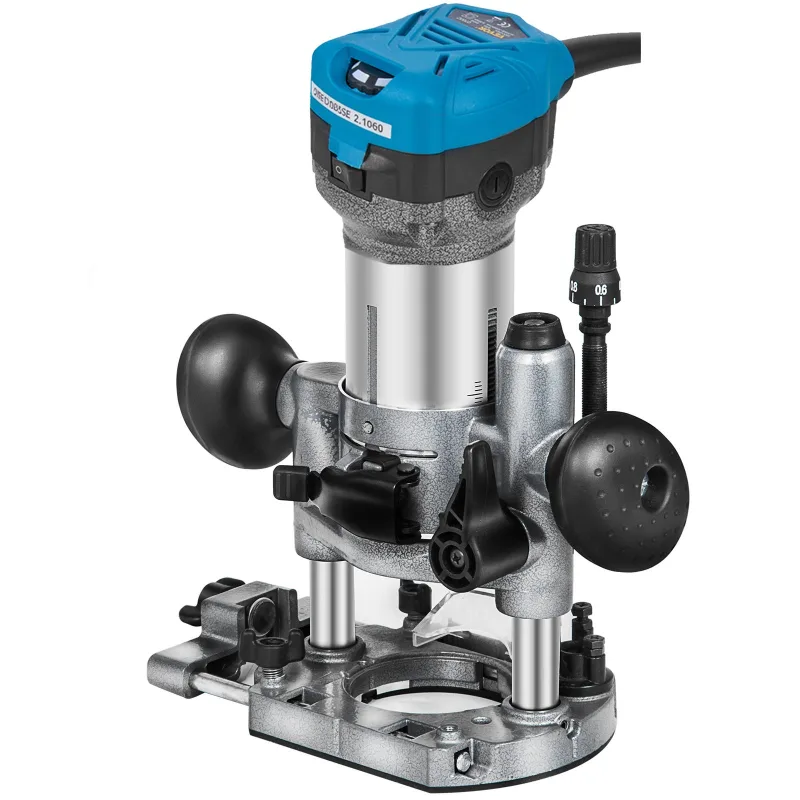 Kit router compacto soft start,succebuy 710w,velocidad variable 10000-30000 rpm,2 bases,base sumergible duradera