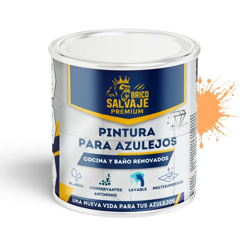 Pintura para azulejos de baño y cocina mate sol 4 l al agua
