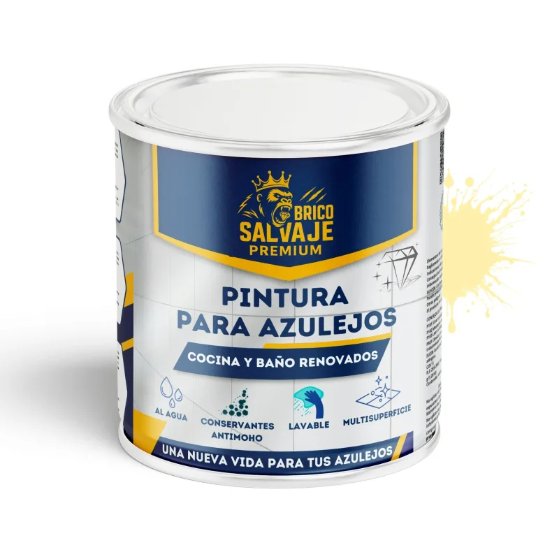 Pintura para azulejos de baño y cocina satinado flor de loto 4 l al agua