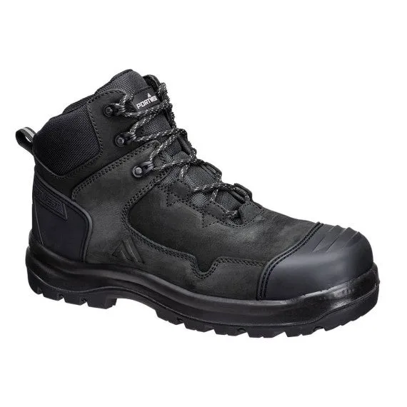 Botas de seguridad con puntera antiabrasión, piel nubuck portwest fd04