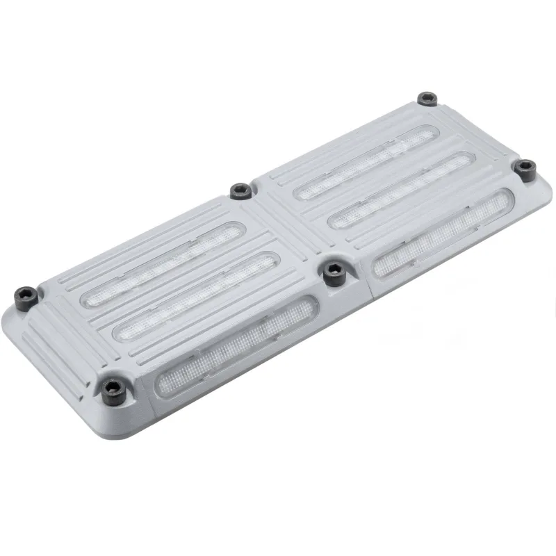 Baliza para suelo de señalización vial con luz verde, ámbar y roja