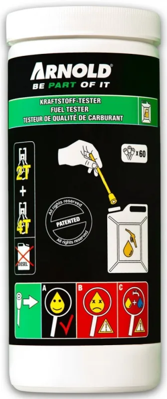 Caja de 60 probadores de gasolina 2 en 1