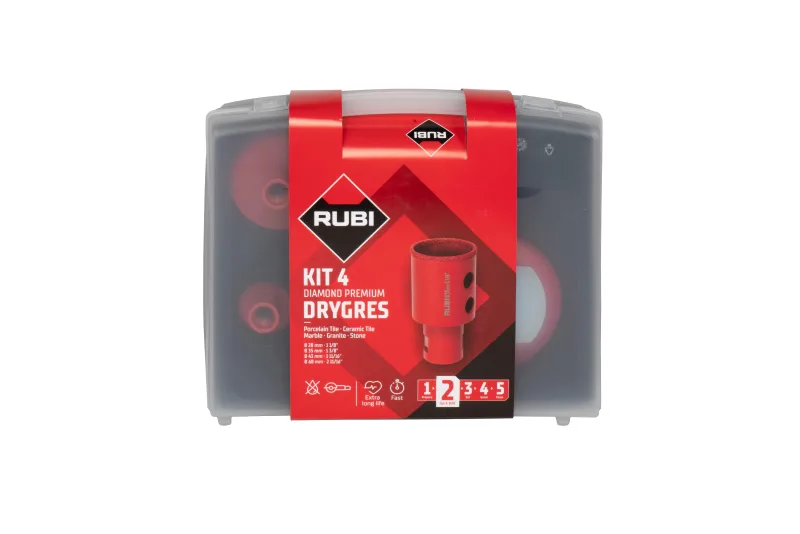 Kit 4 brocas drygres premium