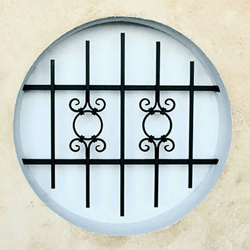 Diámetro de la rejilla de defensa toscana 70 cm para ventanas redondas (mesa de côte)