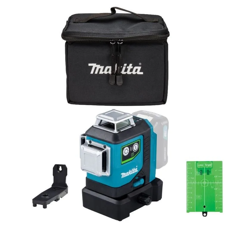 Makita sk700gd - nivel láser de 3 líneas 12v cxt línea verde